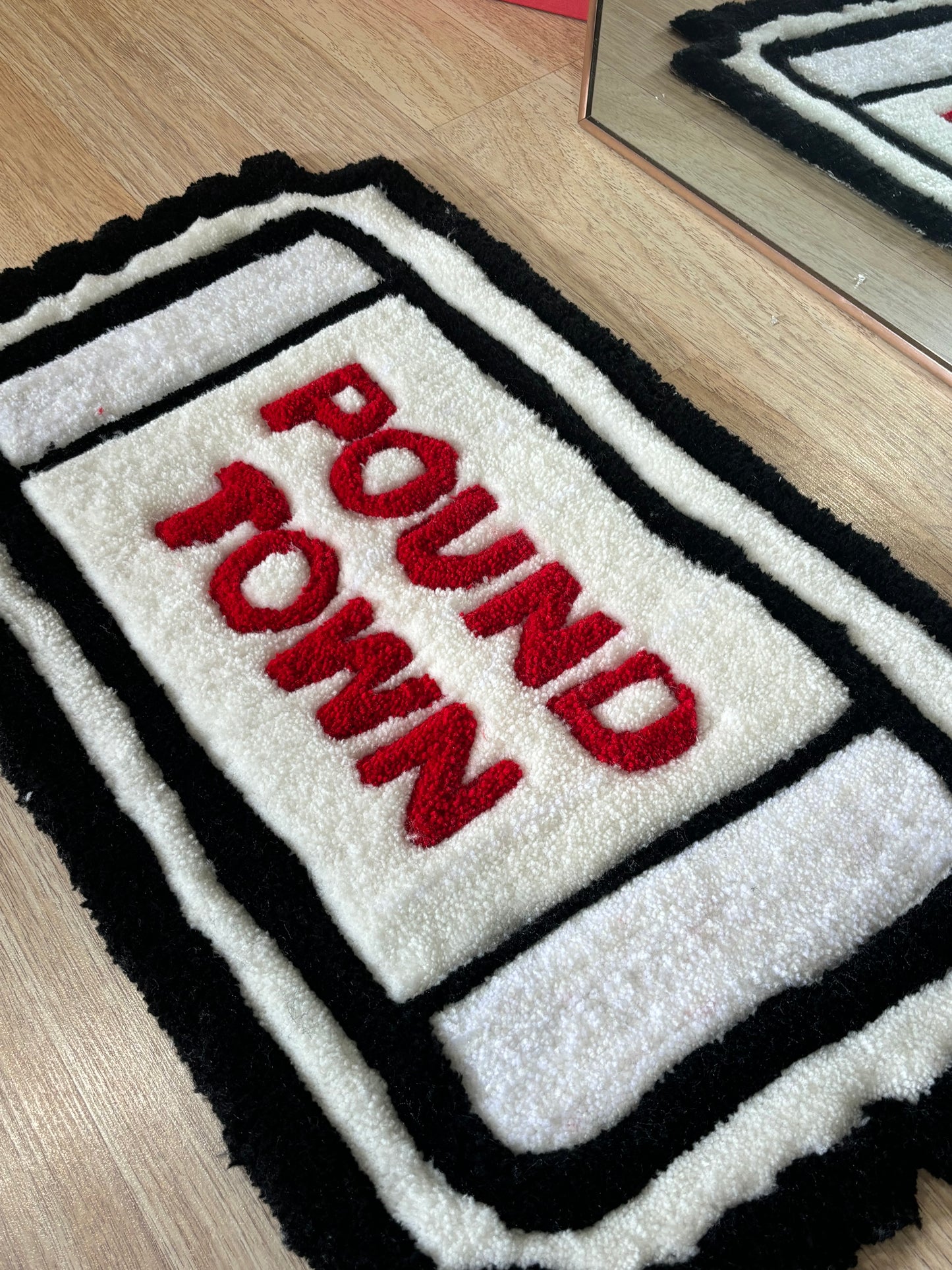 Ticket 2 Pound Town Custom Rug
