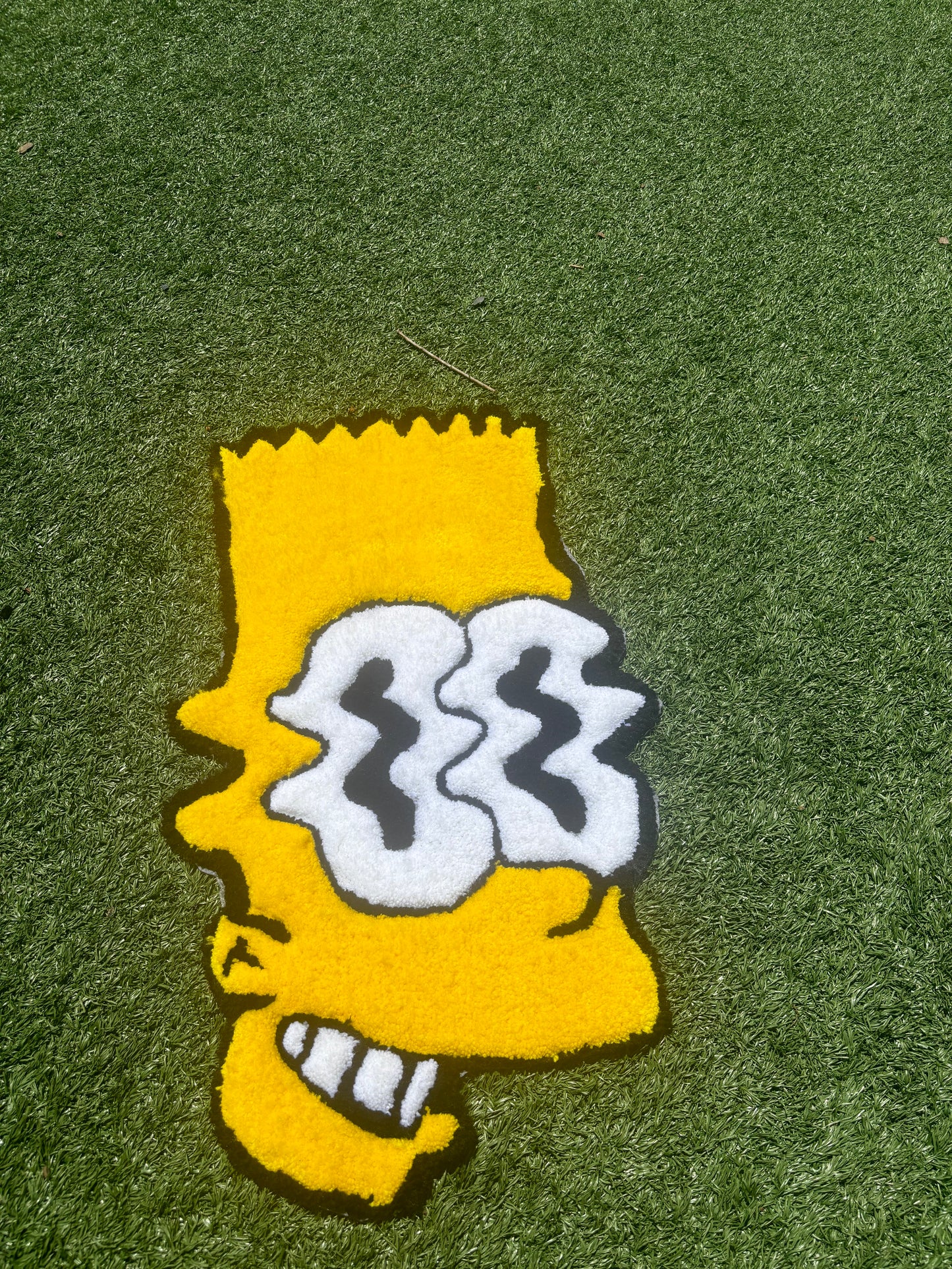 Bart Simpson's Custom Rug