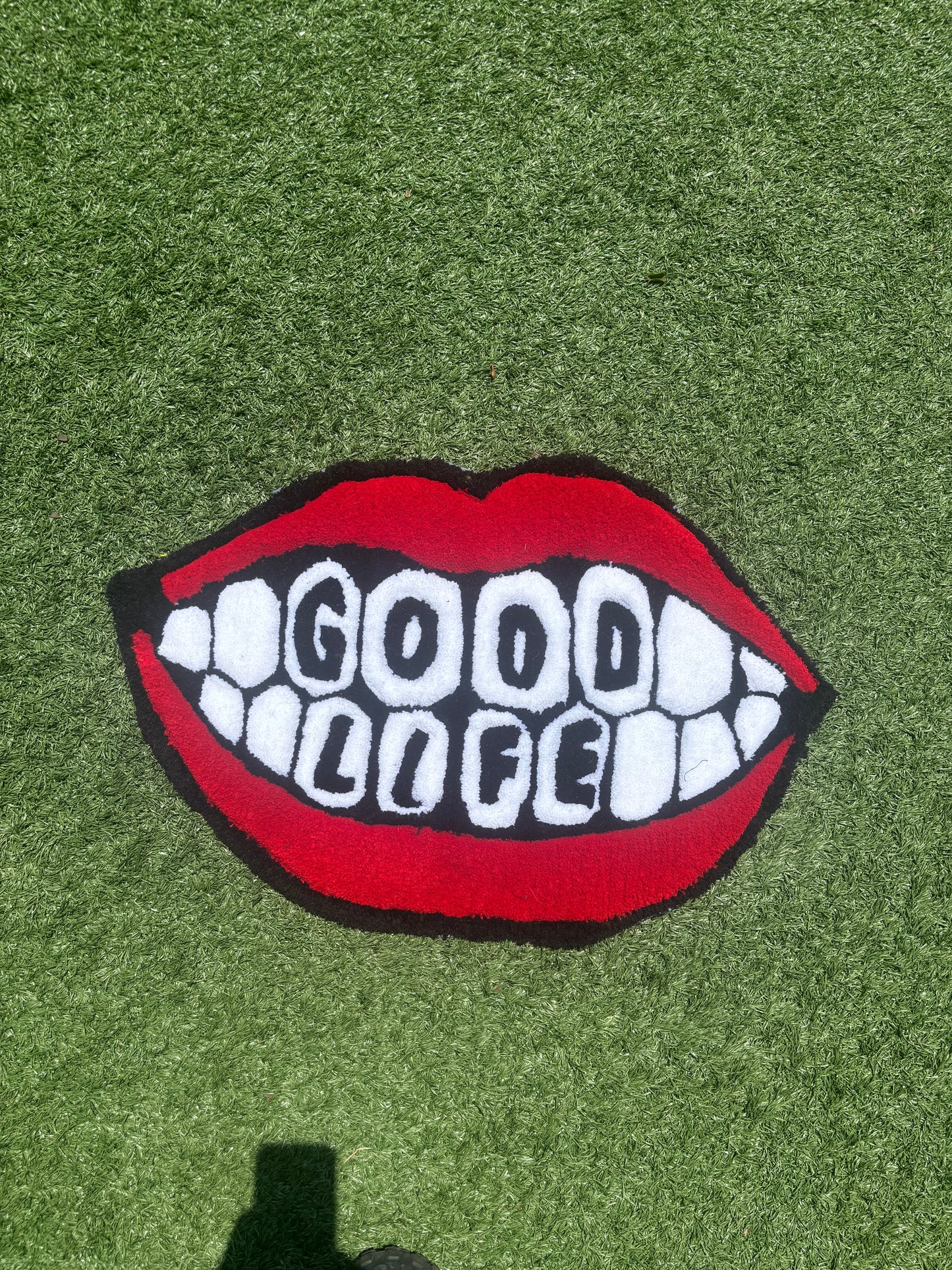 "Good Life" Mouth Custom Rug