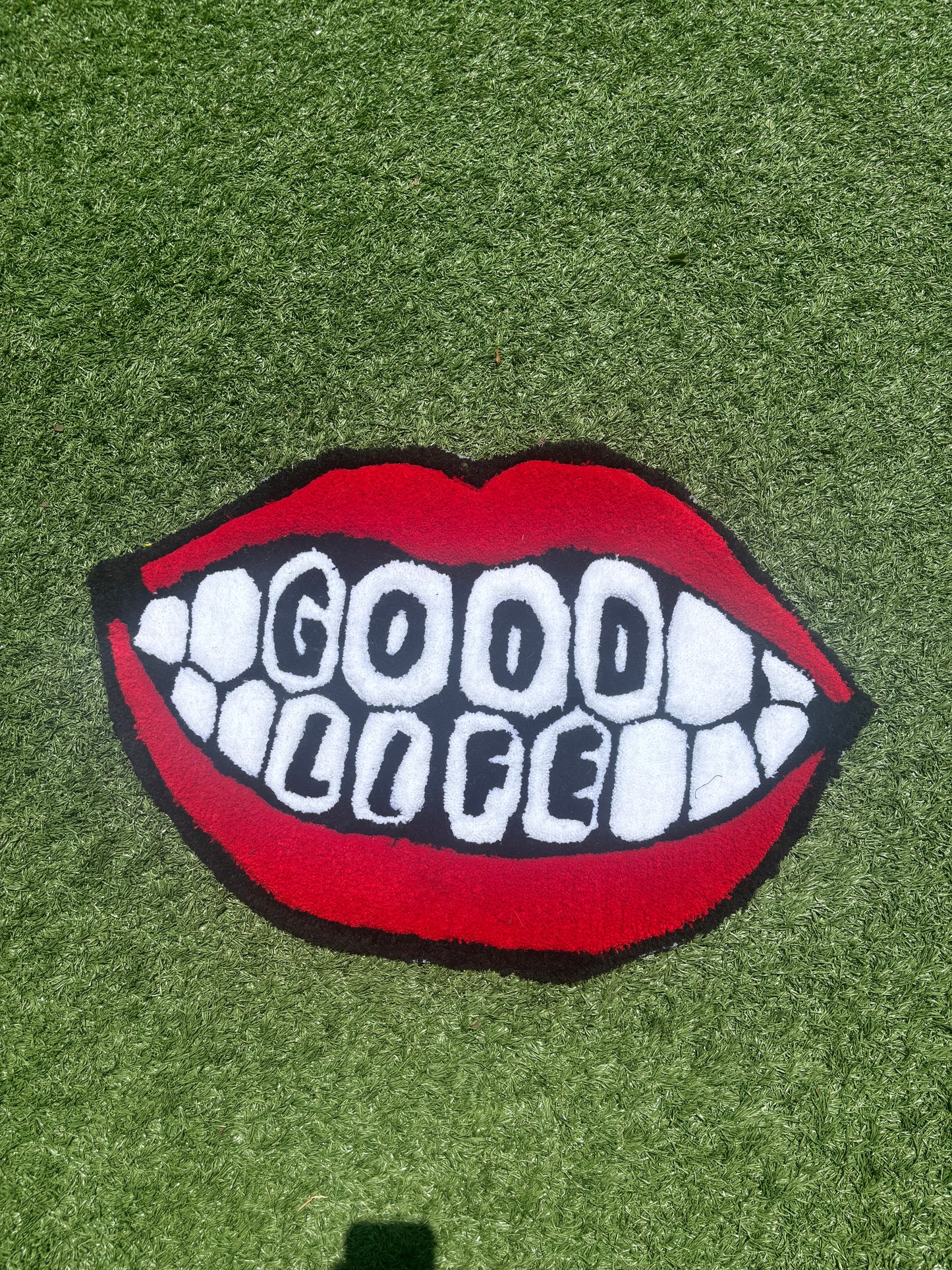 "Good Life" Mouth Custom Rug