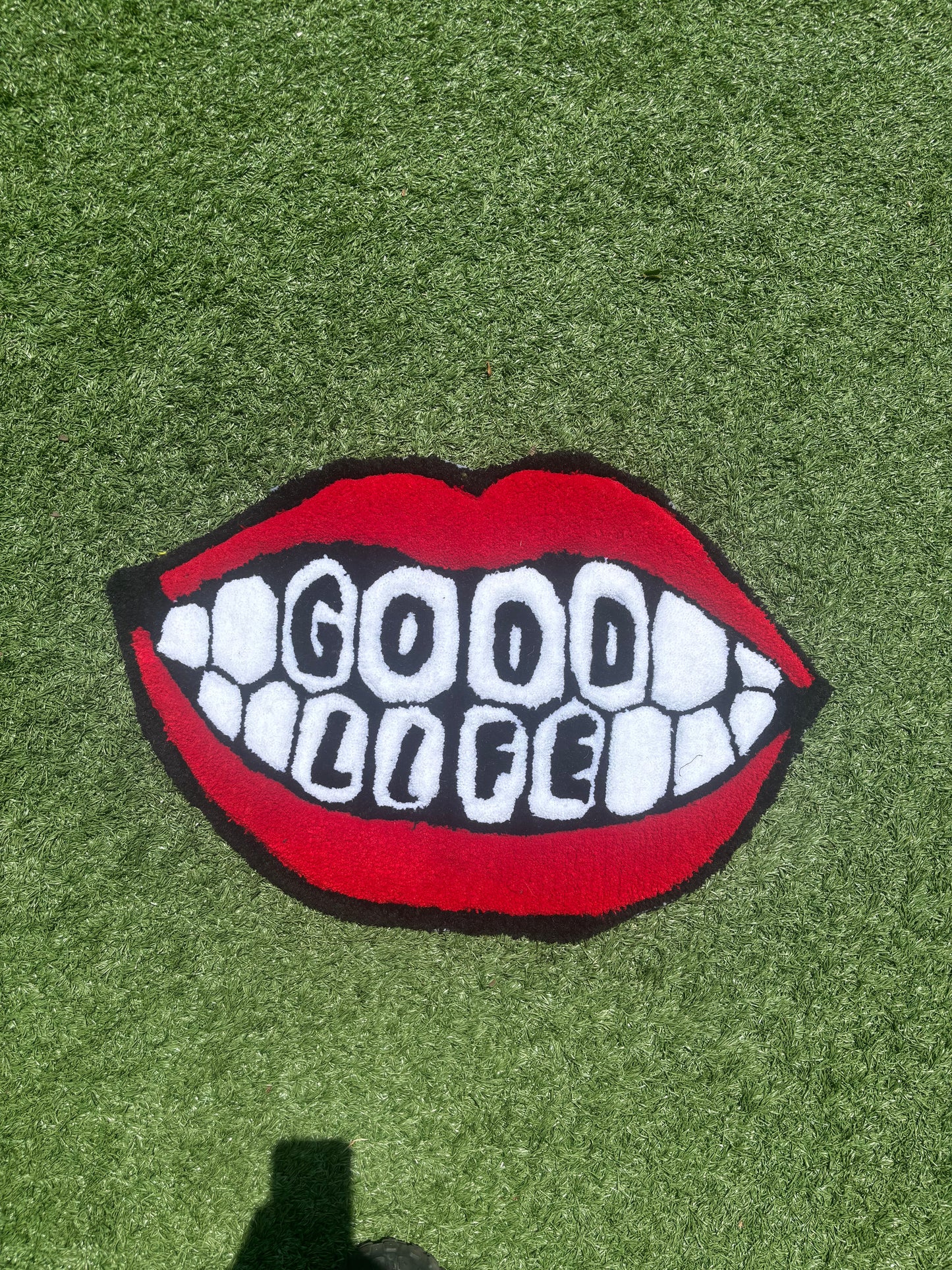 "Good Life" Mouth Custom Rug